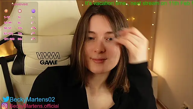 Snapshot of BeckyMartens chatting on 01/25/25, 03:09 BeckyMartens online show from 01/25/25, 03:09