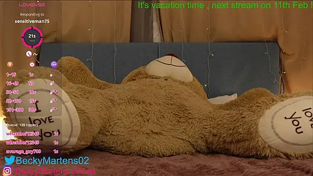 Snapshot of BeckyMartens chatting on 01/25/25, 06:12 BeckyMartens online show from 01/25/25, 06:12