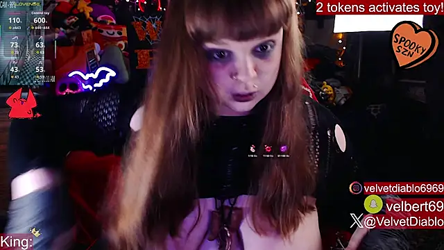 VelvetDiablo online show from 10/08/25, 11:57