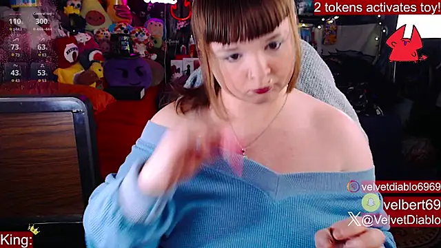 VelvetDiablo online show from 01/07/26, 01:08