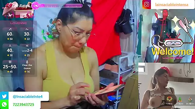 LaInsaciableIntensa online show from 03/14/25, 09:32