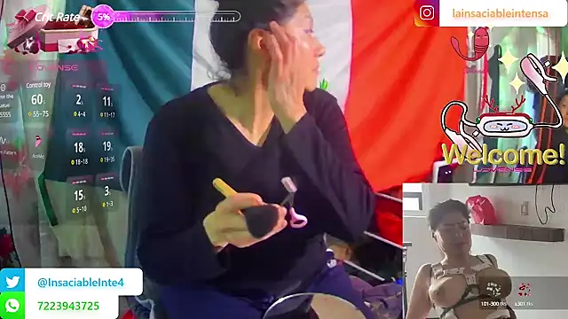 LaInsaciableIntensa online show from 03/15/25, 07:48