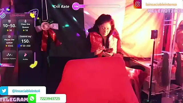 LaInsaciableIntensa online show from 09/14/25, 02:11