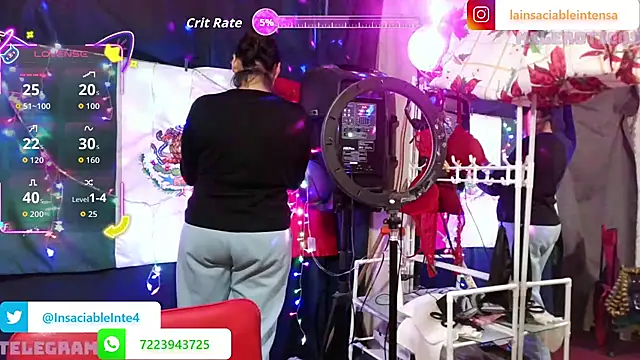 LaInsaciableIntensa online show from 01/10/26, 11:42