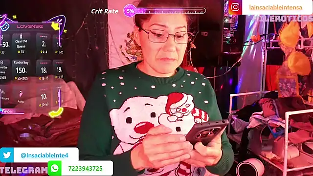 LaInsaciableIntensa online show from 04/13/26, 01:22