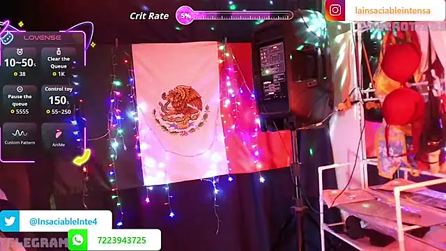 LaInsaciableIntensa online show from 04/17/26, 01:52