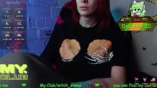 Witch Emma online show from 10/30/25, 09:00