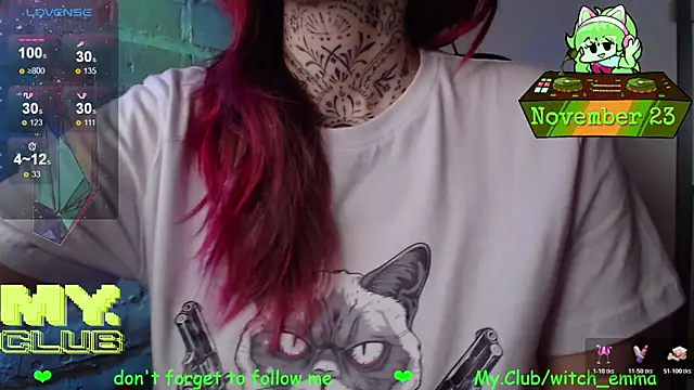 Witch Emma online show from 11/23/25, 06:41