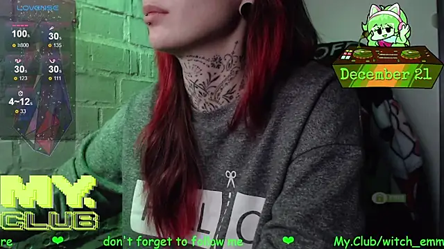 Witch Emma online show from 12/21/25, 08:21