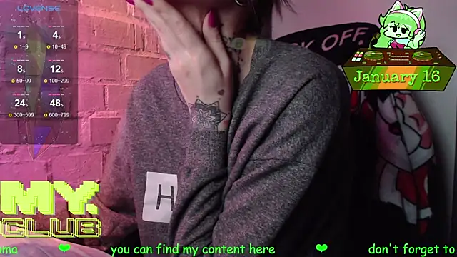 Witch Emma online show from 01/16/26, 08:18