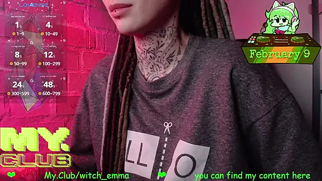 Witch Emma online show from 02/09/26, 07:23