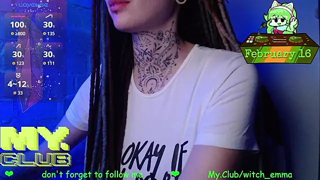 Witch Emma online show from 02/16/26, 07:04