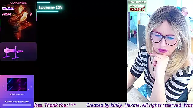 kinky Hexme online show from 03/06/26, 10:01