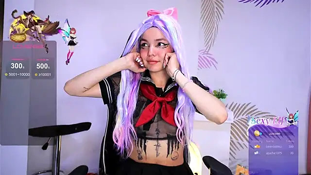 dianebleu online show from 02/17/25, 07:15