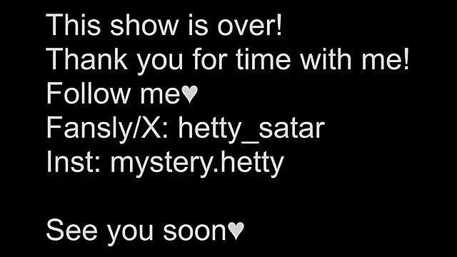 Hetty satar online show from 02/28/25, 02:42